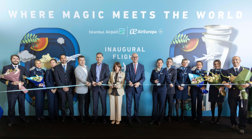 Air Europa inauguró su nueva ruta entre Madrid y Estambul